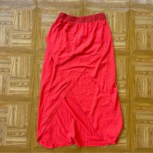 ⭐️ girls red maxi skirt size 14/16 cato